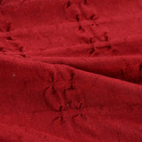 Jacquard Viscose Polyester Knit Fabric, 280 gsm, 157 cm — Red — photo 3