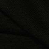 100% Polyester Chunky Knit Fabric, 395 gsm, 145 cm — Black — photo 3