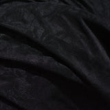 Black Tone-on-Tone Floral Mesh, Polyester — photo 3