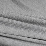 Grey Marl Rib Knit, Viscose — photo 3