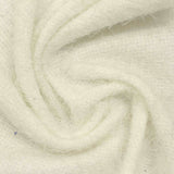 100% Polyester Rib Knit Fabric, 365 gsm, 153 cm — White — photo 3
