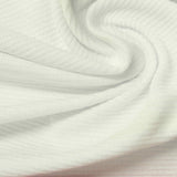 Viscose Polyester Knit Fabric, 205 gsm, 170 cm — White — photo 3