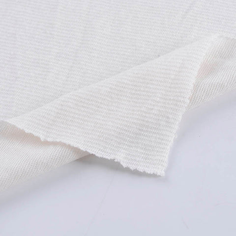Cotton Linen Jersey Knit Fabric, 170 gsm — Grey