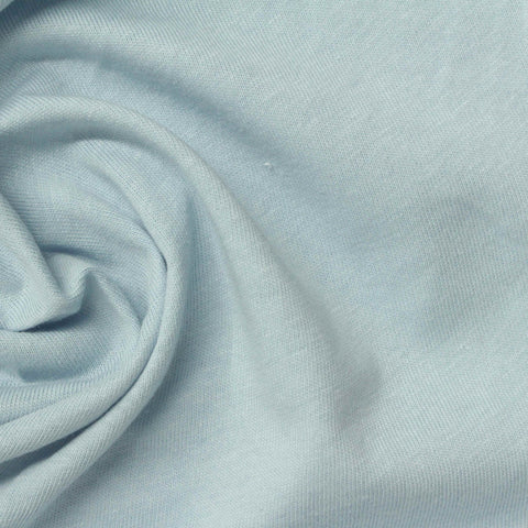 100% Cotton Jersey Knit Fabric, 165 gsm, 168 cm — Blue