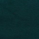 Cotton Viscose Stretch Rib Knit Fabric, 240 gsm, 110 cm — Green — photo 3