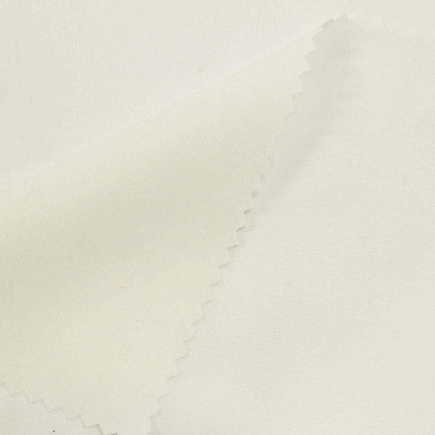 100% Polyester Knit Fabric, 110 gsm, 150 cm — White