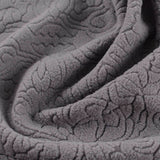 Grey Tone-on-Tone Interlock Knit, Polyester — photo 3