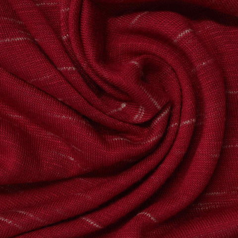 Red Marl Jersey Knit, Viscose-Poly, 152 gsm