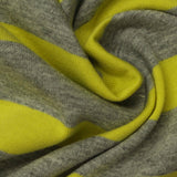 Yellow Horizontal-Stripe Jersey Knit, Cotton — photo 3