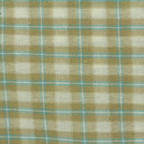 Beige Plaid Woven, Cotton — photo 3