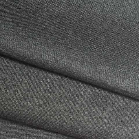 Viscose Nylon Stretch Ponte Knit Fabric, 380 gsm, 160 cm — Grey, ref EF-272549