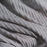 Light Grey Marl Rib Knit, Polyester — photo 3