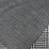 Black Houndstooth Jacquard, Polyester — photo 3