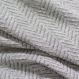 Grey Heathered-Chevron Chunky Knit, Polyester — photo 3
