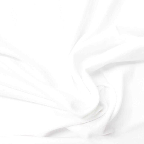 Viscose Stretch Jersey Knit Fabric, 173 gsm, 150 cm — White