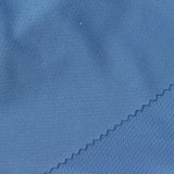 Blue Textured Birdseye Knit, Polyester — photo 3