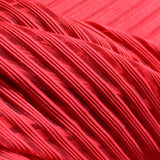 Red Horizontal-Stripe Mesh, Polyester — photo 3