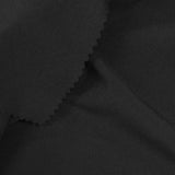 Polyester Stretch Woven Fabric, 87 gsm — Black — photo 3