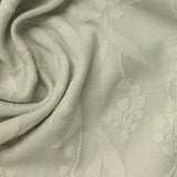 Light Green Floral Pointelle Knit, Cotton-Poly — photo 3