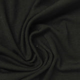 Tencel Lyocell Acrylic Stretch Rib Knit Fabric, 180 gsm, 160 cm — Black — photo 3