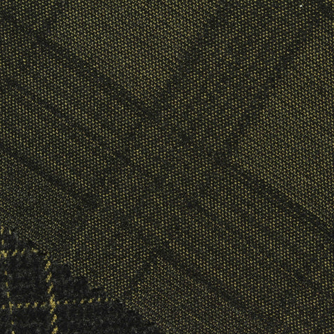Dark Grey Plaid Jacquard, Viscose-Poly, 448 gsm