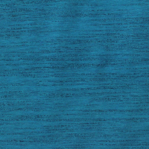 Teal Marl Knit, Cotton-Poly, 160 gsm, 172 cm