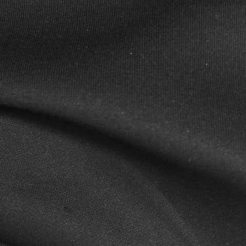 Polyester Viscose Scuba Knit Fabric, 270 gsm, 180 cm — Black