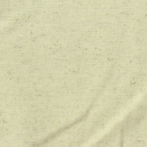 Light Yellow Marl Rib Knit, Tencel Lyocell-Linen, 345 gsm