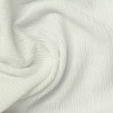 Polyester Stretch Crepe Fabric, 200 gsm, 160 cm — White — photo 3