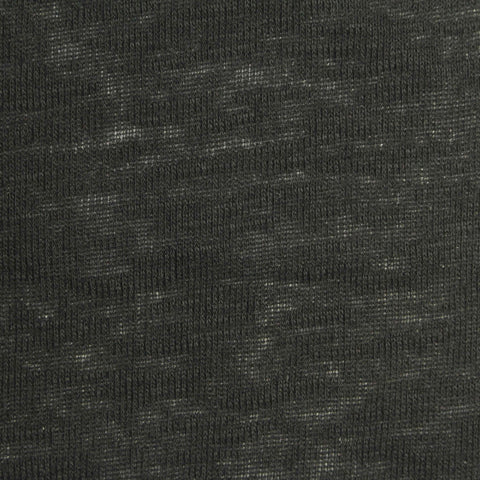 Slub 100% Cotton Rib Knit Fabric, 130 gsm, 145 cm — Black