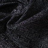 Black Abstract-Dash Jacquard, Poly-Viscose — photo 3