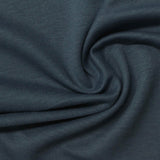 Dark Teal Marl Piqué Knit, Poly-Viscose — photo 3
