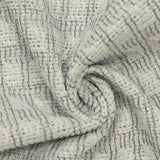 Silver Irregular-Grid Interlock Knit — photo 3