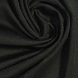 Polyester Stretch French Terry Fabric, 220 gsm, 145 cm — Black — photo 3