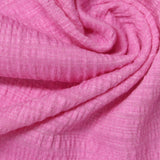 Cotton Polyester Stretch French Terry Fabric, 180 gsm, 132 cm — Pink — photo 3