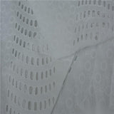 White Floral Woven, Cotton — photo 3