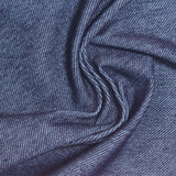 Cotton Polyester Stretch Denim Fabric, 275 gsm, 160 cm — Blue — photo 3