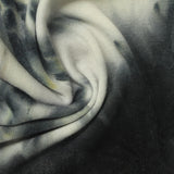 Black Abstract Chiffon, Polyester — photo 3