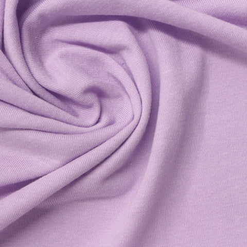 Polyester Cotton Jersey Knit Fabric, 167 gsm, 186 cm — Purple