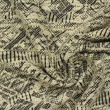 Black Abstract Jacquard, Cotton-Poly — photo 3