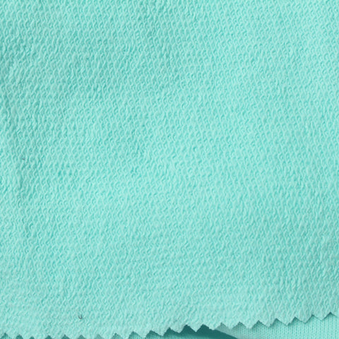 100% Cotton French Terry Fabric, 450 gsm, 160 cm — Green