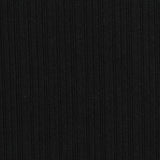 Polyester Stretch Rib Knit Fabric, 310 gsm, 150 cm — Black — photo 3