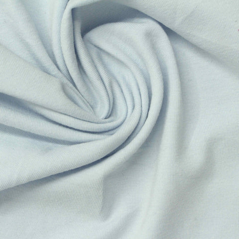 Cotton Stretch Jersey Knit Fabric, 160 gsm, 180 cm — Blue