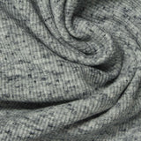 Grey Marl Rib Knit, Poly-Cotton — photo 3