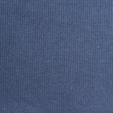 Polyester Cotton Stretch Rib Knit Fabric, 310 gsm, 110 cm — Blue — photo 3