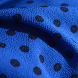 Black Dots Chiffon, Polyester — photo 3