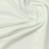 Polyester Stretch Jersey Knit Fabric, 185 gsm, 160 cm — White — photo 3