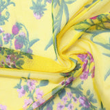 Purple Floral Mesh, Polyester — photo 3