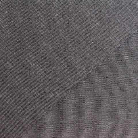 Modal Polyester Stretch Scuba Knit Fabric, 318 gsm, 178 cm — Grey