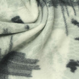 Dark Grey Abstract Fleece, Polyester — photo 3